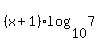 %28x%2B1%29log%2810%2C7%29