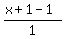 %28x%2B1-1%29%2F1