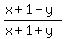 %28x%2B1-y%29%2F%28x%2B1%2By%29