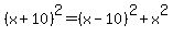 %28x%2B10%29%5E2=%28x-10%29%5E2%2Bx%5E2