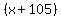 %28x%2B105%29