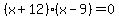 %28x%2B12%29%28x-9%29+=+0