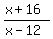 %28x%2B16%29%2F%28x-12%29