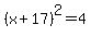 %28x%2B17%29%5E2=4