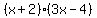 %28x%2B2%29%283x-4%29