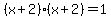 %28x%2B2%29%28x%2B2%29+=+1