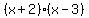 %28x%2B2%29%28x-3%29