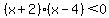 %28x%2B2%29%28x-4%29%3C0