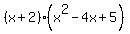 %28x%2B2%29%2A%28x%5E2+-+4x+%2B+5%29
