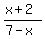 %28x%2B2%29%2F%287-x%29
