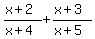 \"%28x%2B2%29%2F%28x%2B4%29%2B%28x%2B3%29%2F%28x%2B5%29\"