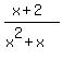 %28x%2B2%29%2F%28x%5E2%2Bx%29