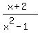 %28x%2B2%29%2F%28x%5E2-1%29
