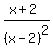 %28x%2B2%29%2F%28x+-+2%29%5E2