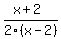%28x%2B2%29%2F2%28x-2%29
