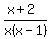 %28x%2B2%29%2Fx%28x-1%29+