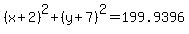 %28x%2B2%29%5E2%2B%28y%2B7%29%5E2=199.9396