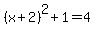 %28x%2B2%29%5E2%2B1=4