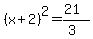 %28x%2B2%29%5E2=%2821%29%2F%283%29
