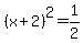 %28x%2B2%29%5E2=1%2F2