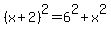 %28x%2B2%29%5E2=6%5E2%2Bx%5E2