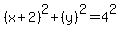 %28x%2B2%29%5E2+%2B+%28y%29%5E2+=+4%5E2