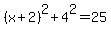 %28x%2B2%29%5E2+%2B+4%5E2+=+25