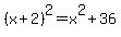 %28x%2B2%29%5E2+=+x%5E2+%2B+36
