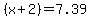 %28x%2B2%29+=+7.39