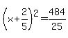 %28x%2B2%2F5%29%5E2=484%2F25