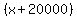 %28x%2B20000%29