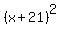 %28x%2B21%29%5E2