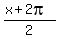 %28x%2B2pi%29%2F2
