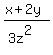 %28x%2B2y%29%2F%283z%5E2%29