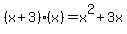 %28x%2B3%29%28x%29=x%5E2%2B3x