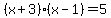 %28x%2B3%29%28x-1%29=5