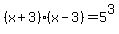 %28x%2B3%29%28x-3%29=5%5E3