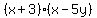 %28x%2B3%29%28x-5y%29