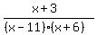 %28x%2B3%29%2F%28%28x-11%29%28x%2B6%29%29
