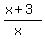 %28x%2B3%29%2F%28x%29