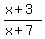 %28x%2B3%29%2F%28x%2B7%29