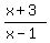 %28x%2B3%29%2F%28x-1%29