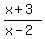 %28x%2B3%29%2F%28x-2%29