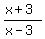 %28x%2B3%29%2F%28x-3%29