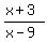 %28x%2B3%29%2F%28x-9%29