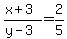 %28x%2B3%29%2F%28y-3%29=2%2F5