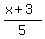 %28x%2B3%29%2F5