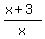 %28x%2B3%29%2Fx