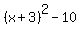 %28x%2B3%29%5E2-10