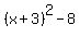 %28x%2B3%29%5E2-8